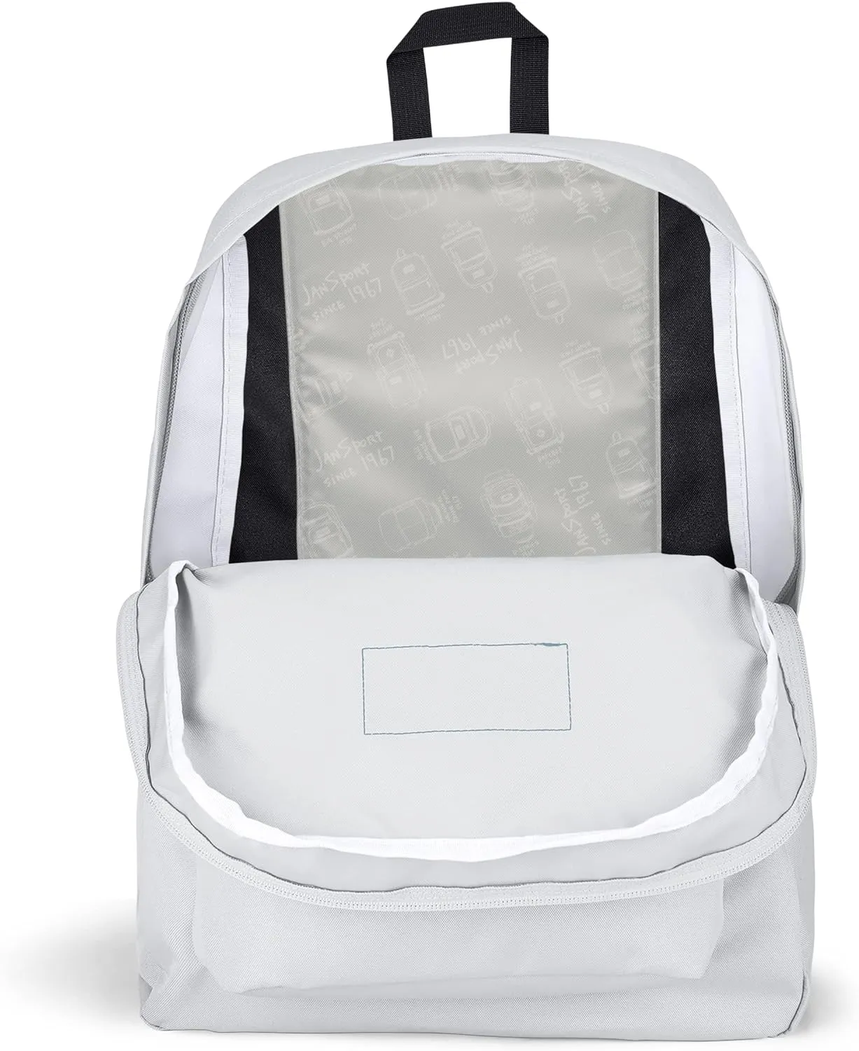 JanSport Superbreak Backpack - Durable, Lightweight Premium Backpack, White