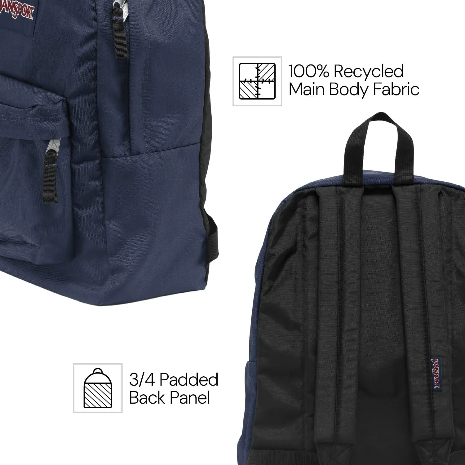 JanSport SuperBreak One Backpacks - Durable, Lightweight Bookbag with 1 Main Compartment, Front Utility Pocket with Built-in Organizer - Premium Backpack, Pastel Lilac