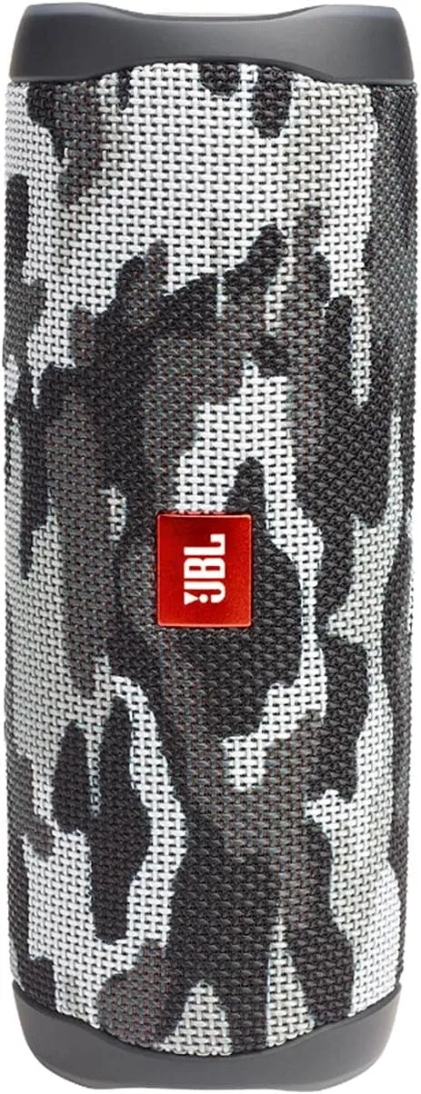 JBL Flip 5 (Black Camo)   Bundle with divvi! Protective Hardshell Case
