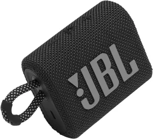 JBL - GO 3 Portable Waterproof Wireless Speaker, Includes USB-C Cable - Black
