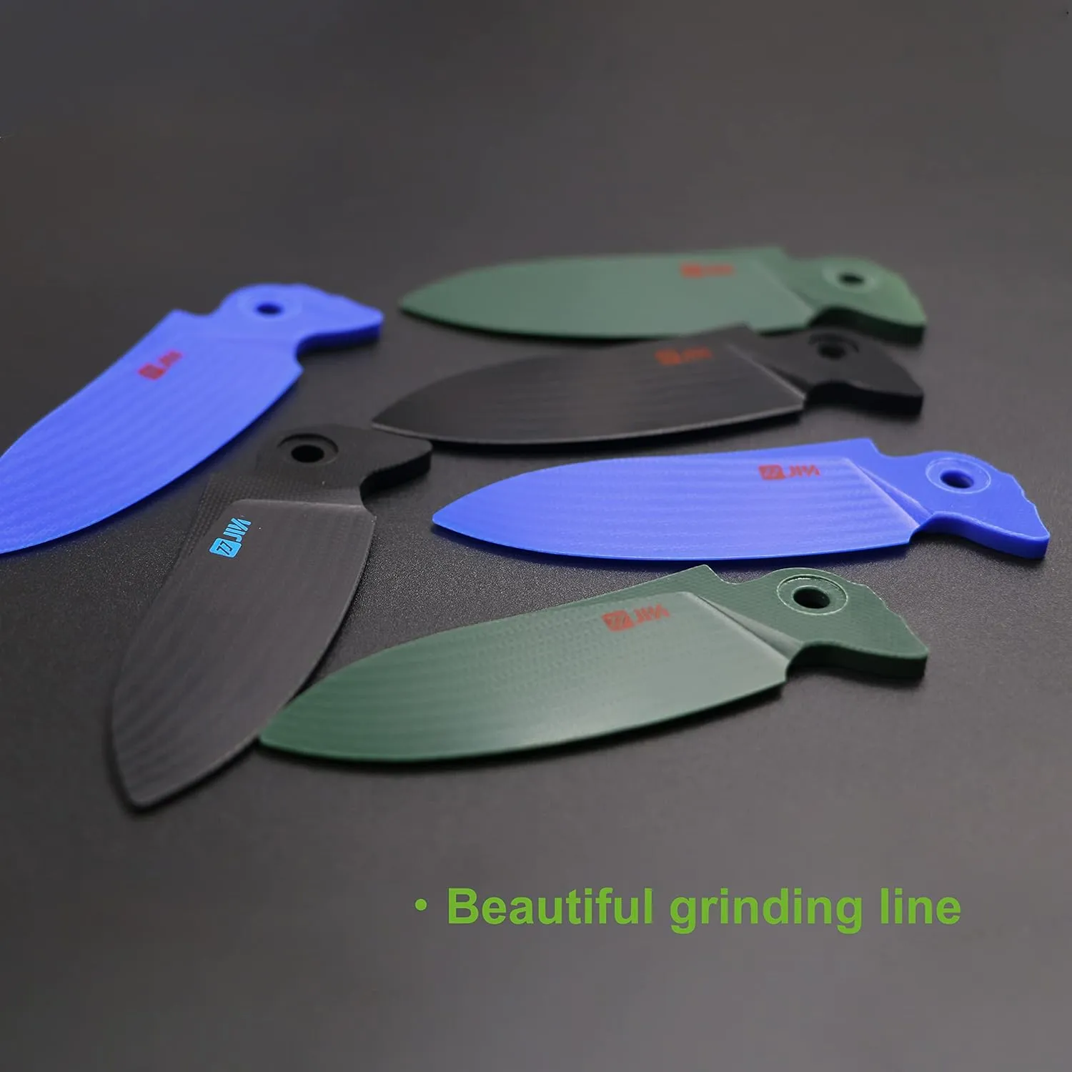 JIN Starry Kids Knife, Fidget Toy Knives, G10 Dull Blade, Folding EDC, DIY Kit, Safe for Child, G10 Handle with Solar System Printing, Camping Tool