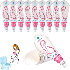 JIURUN 80PCS Disposable Female Urination Device, Portable Pee Funnel Standing Pee Disposable for Women, Waterproof Paper Female Urinal Funnel for Travel, Camping, Hiking, Outdoor Activities