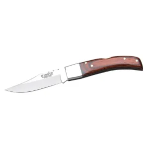 Joker 3-1/8" Folding Knife - Red Stamina Wood Handle