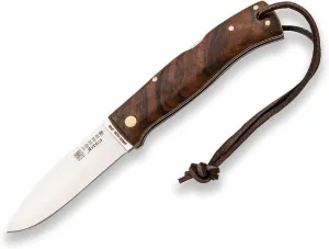 Joker ARTICA NN156 Bushcraft Knife – 3.15" Sandvik 14C28N Blade – Multiple Handle Options – Tool for Camping, Hunting, Fishing & Hiking (Walnut Wood)