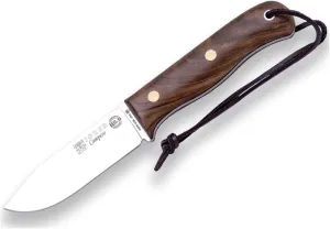 Joker BS9 Campero CN112-P Hunting Knife Walnut Handle 10.5cm Leather Sheath with Flint Fishing Tool Hunting Camping Hiking