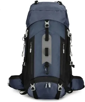 JSEIAJB Waterproof Backpacking Mountaineering Backpack 60L Hiking Backpack Large Capacity Camping Backpack
