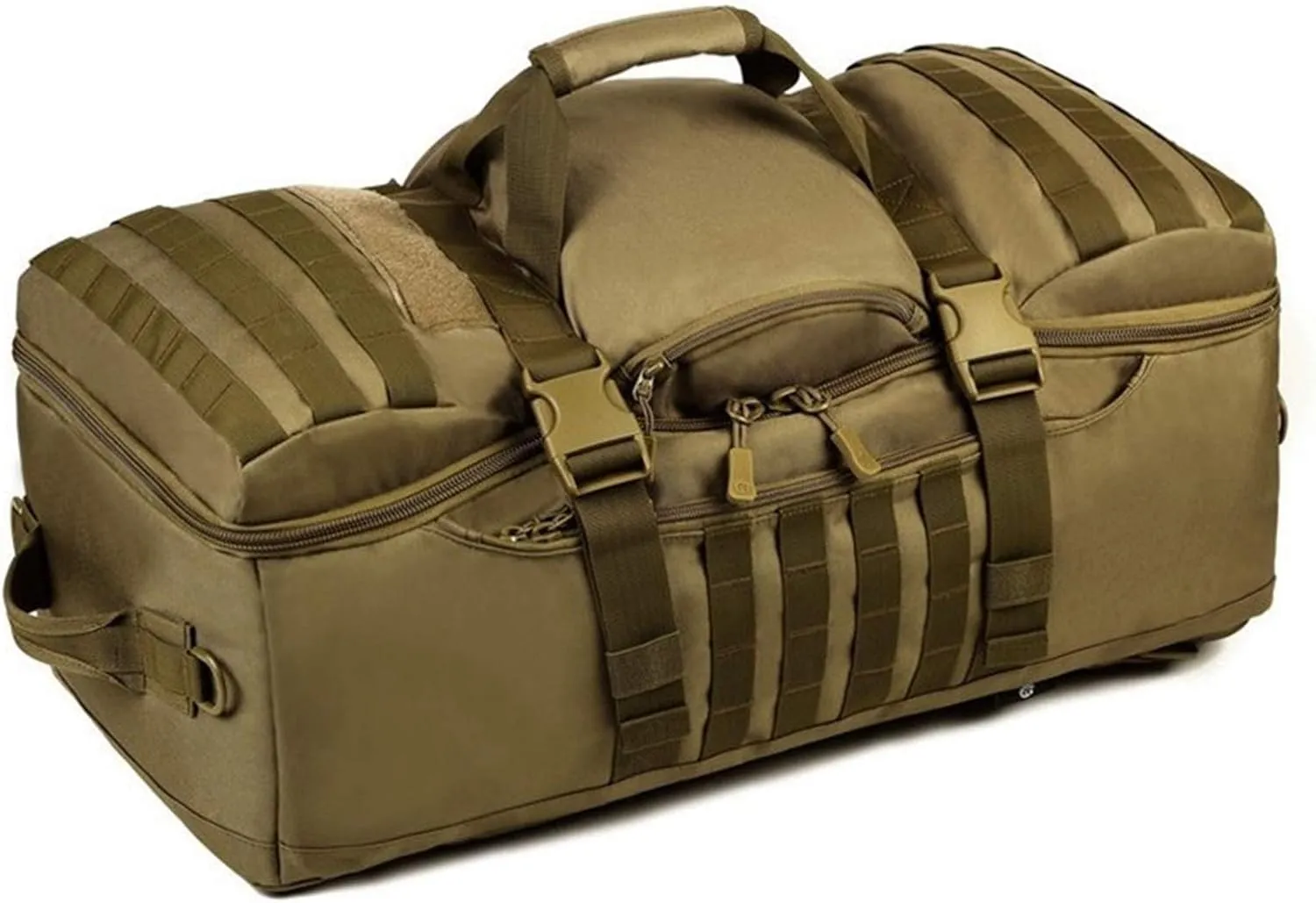 Jungle Leopard 60L Military Tactical Molle Backpack Large Capacity for Men Women Travel Hiking Backpacks Rucksack(S433-60-ACU)