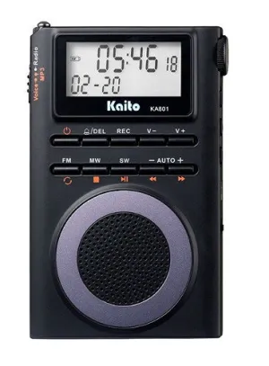 Kaito KA801 DSP Shortwave radio with MP3 Player and Recorder
