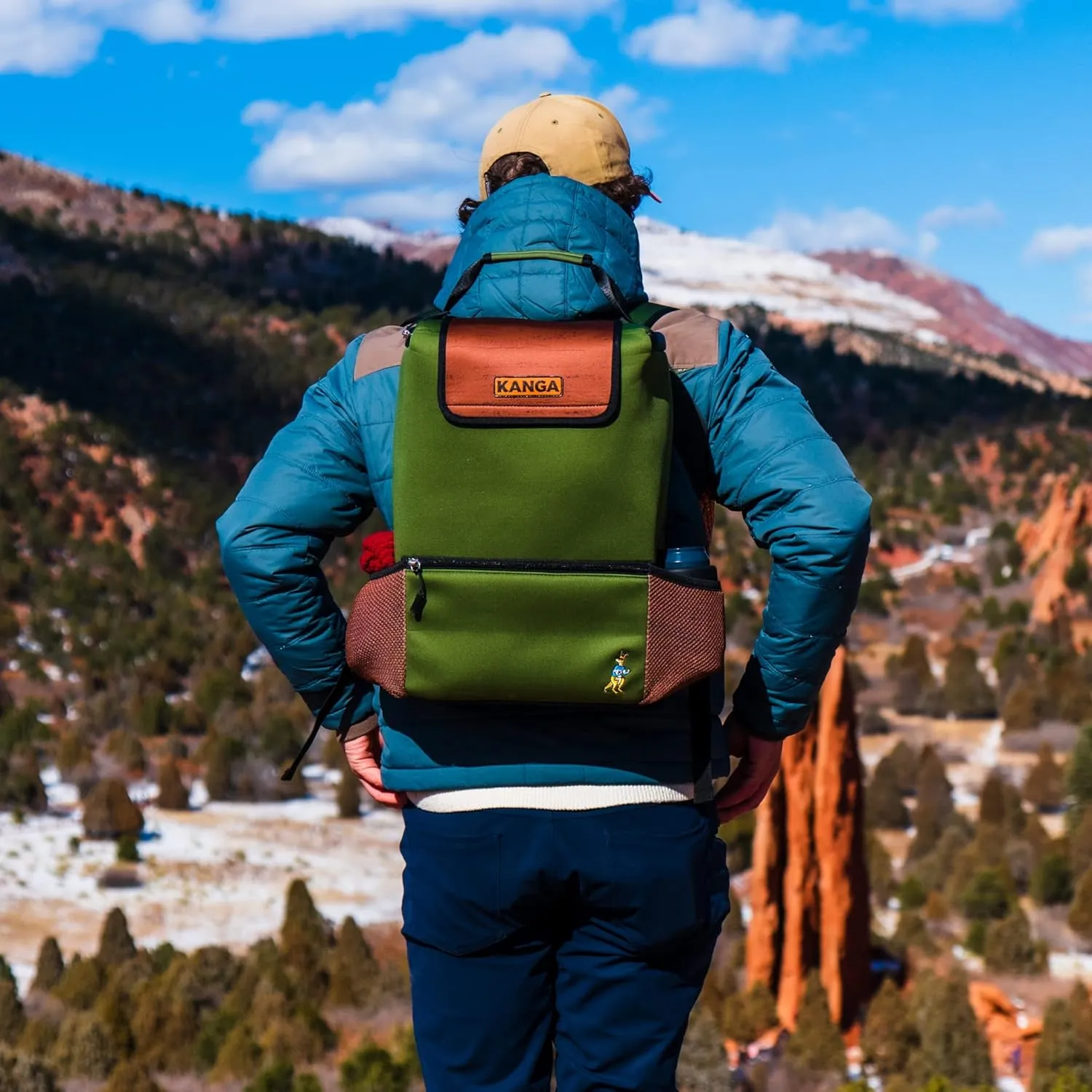 Kanga Insulated Cooler Back Pack - Portable Cooler Bag - 24 Can Beer and Seltzer Drink Cooler - Insulated Leak Proof and Durability Tested - Kanga Pouch Cooler