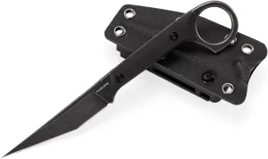 Karambit Fixed Blade Knife Hiking Camping Knife Survival Knives & Hunting Knives EDC Utility Tactical straight Knife with Knife Sheath (Black)