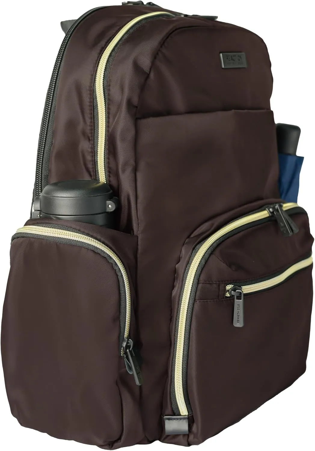 Kenneth Cole REACTION Women's Sophie Backpack, Chocolate Brown, 15" Laptop