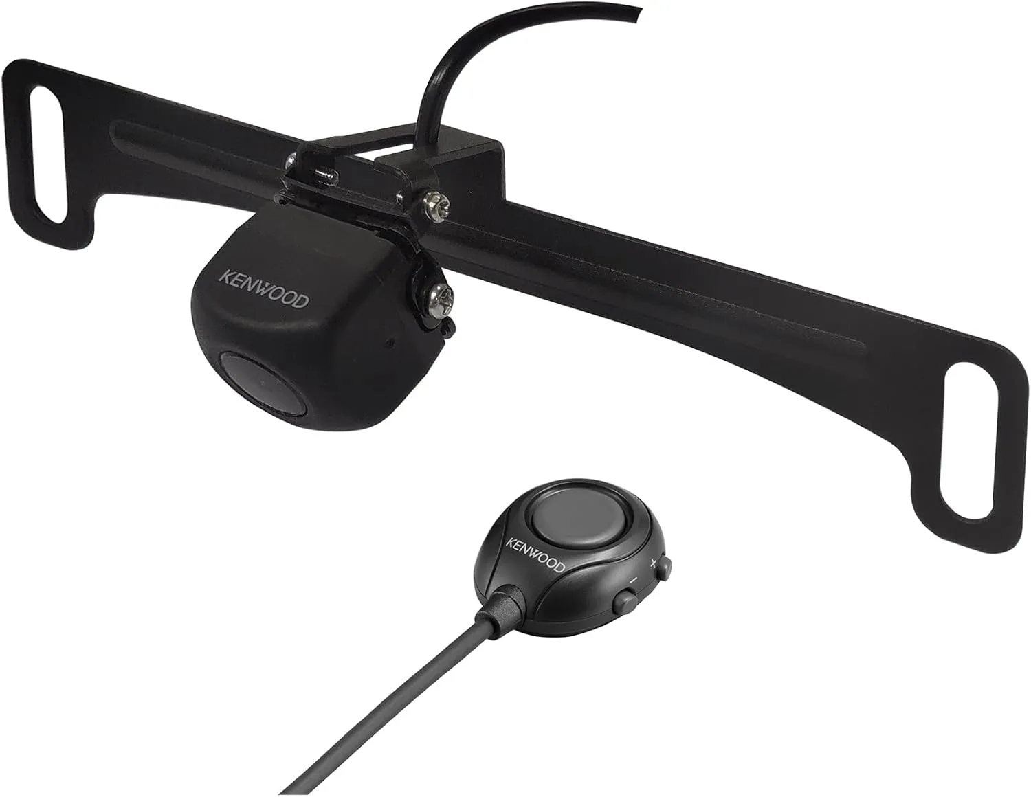 Kenwood CMOS-320LP Front or Rear View Camera with License Plate Mounting Kit & Camera Switch Unit