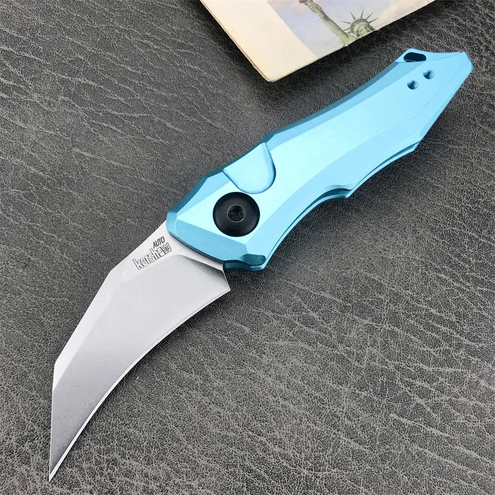 Kershaw 7350 Launch 10 Folding Pocket Knife EDC Self defense 9Cr18 Blade Aluminium Alloy Handle Outdoor Survival 7250 Knife Tool