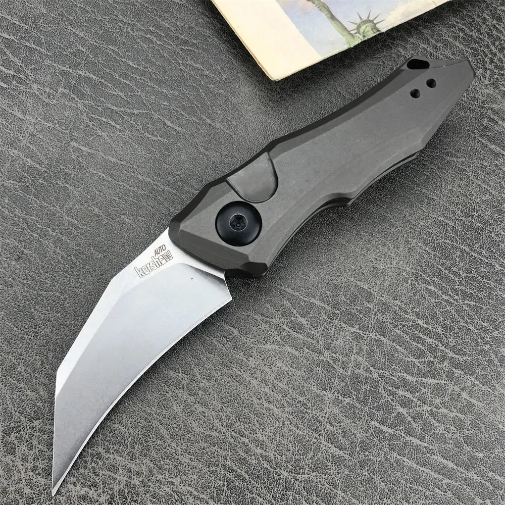 Kershaw 7350 Launch 10 Folding Pocket Knife EDC Self defense 9Cr18 Blade Aluminium Alloy Handle Outdoor Survival 7250 Knife Tool