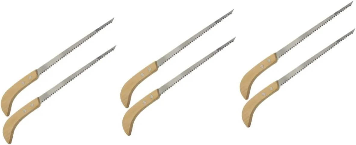 KESYOO 3sets Diy Wood Pruning Saw Portable Craft Saw Cutting Tool Compact for Camping 2pcs*3