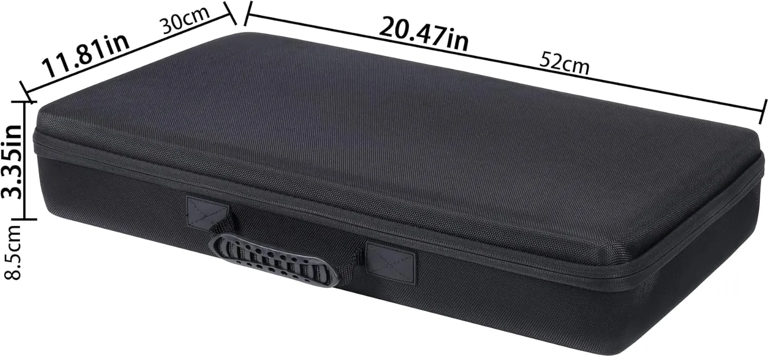 khanka Hard Travel Case Replacement for Pioneer PRO DJ (DDJ-FLX4) 2-deck Rekordbox Pioneer Smart DJ Controller