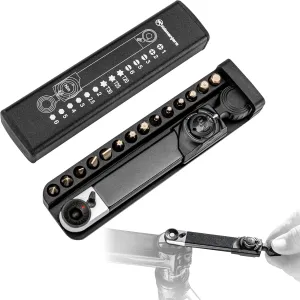 Kilimanjaro Cycle Series 15-in-1 Bike Tool, Precision Torque Wrench and Bits for Bicycle Repair, Storage Case - 910546ECE