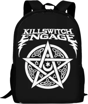 Killswitch Music Engage Music Backpacks Large Capacity Backpack Leisure Bag Daypack for Men and Women