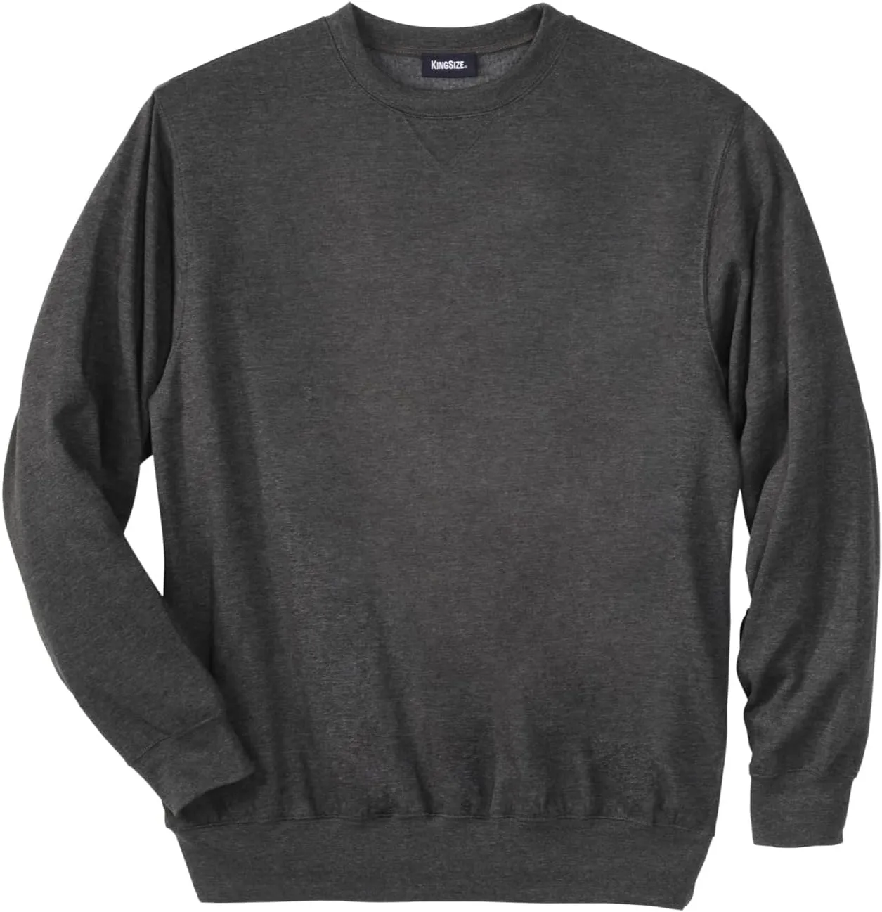 KingSize Men's Big & Tall Tall Ultra-Light Comfort Fleece Crewneck Sweatshirt