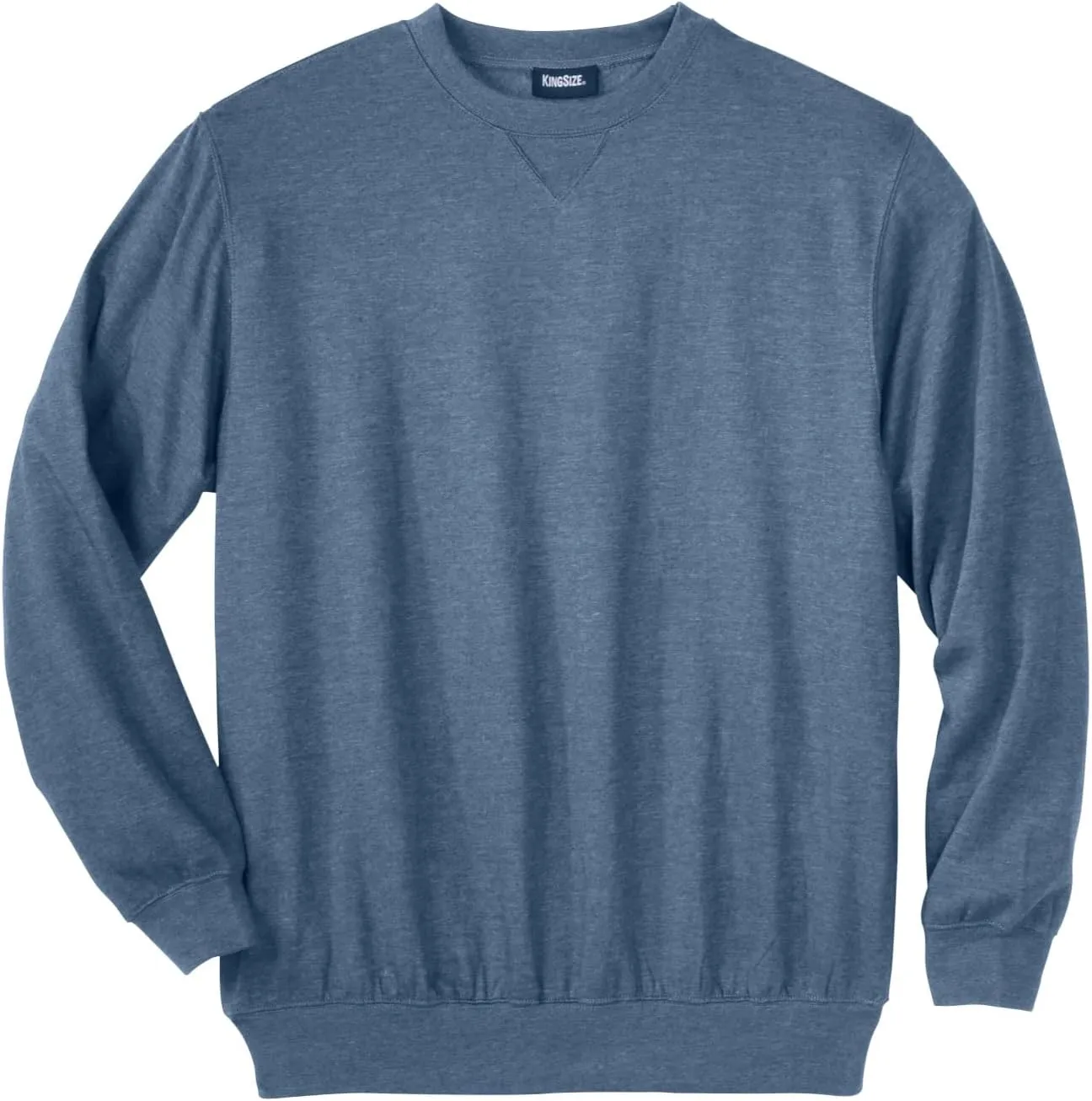 KingSize Men's Big & Tall Tall Ultra-Light Comfort Fleece Crewneck Sweatshirt