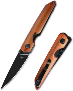 Kizer Shot Pocket Knife, 2.88" 154CM Blade EDC Knives, Copper Aluminum Handle Folding Pocket Knives with Thumb Stud Opener, Liner Lock Hunting Knives, Small Camping Survival Knives, V3677C1