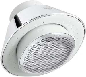 Kohler Moxie Showerhead and Waterproof Bluetooth Wireless Speaker, 2.5 gpm - Polished Chrome