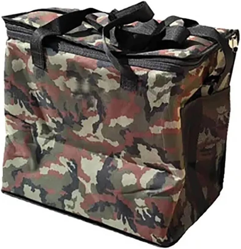 Kole Imports CAMOCOOLBAG Camouflage Folding Insulated Cooler with Travel Strap