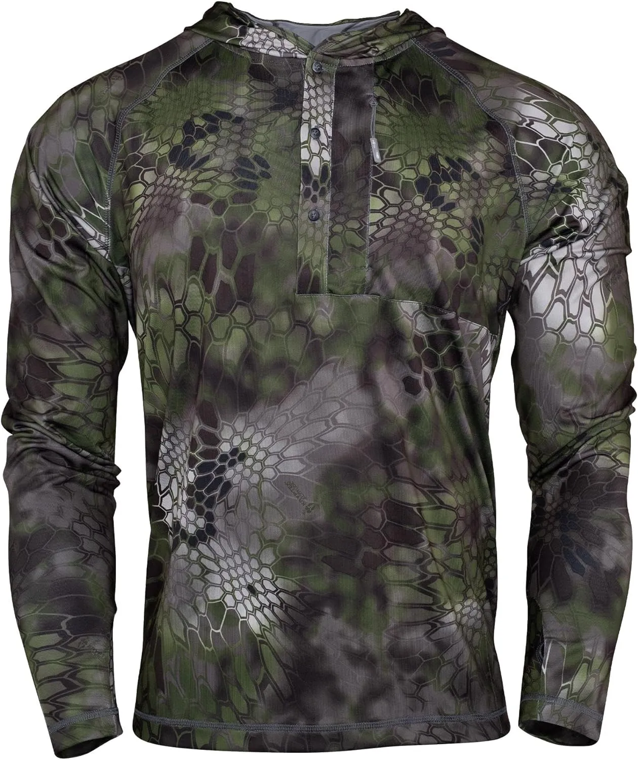 Kryptek Men's Sonora Hooded, Lightweight Sun Protective Hot Weather Hunting Shirt
