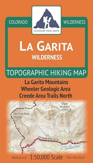 La Garita Wilderness - Colorado Topographic Hiking Map (2019)