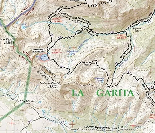 La Garita Wilderness - Colorado Topographic Hiking Map (2019)