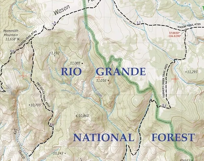 La Garita Wilderness - Colorado Topographic Hiking Map (2019)