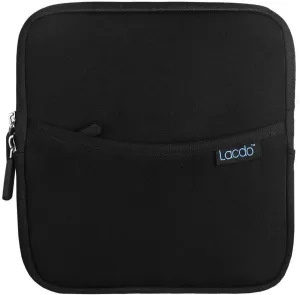 Lacdo Shockproof External CD DVD Hard Drive Sleeve Storage Pouch Bag for Burner Player Writer Blu-Ray BlueFire/Asus/LG/Dell/Asus/Pioneer/HP/VersionTech Neoprene Portable Protective Carrying Case,Black