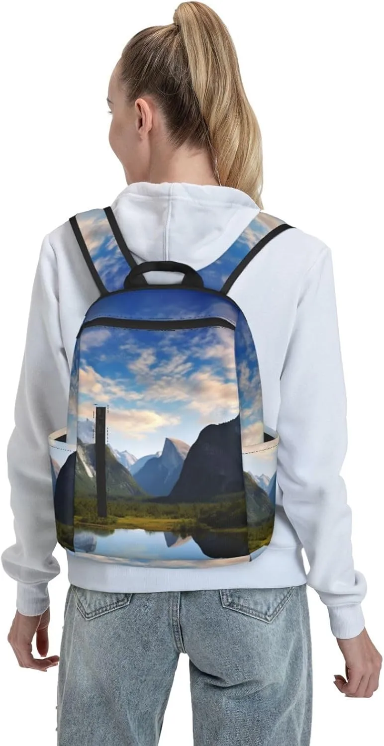 Laptop Backpack 14.7 Inch with Compartment National Park Laptop Bag Lightweight Casual Daypack for Travel