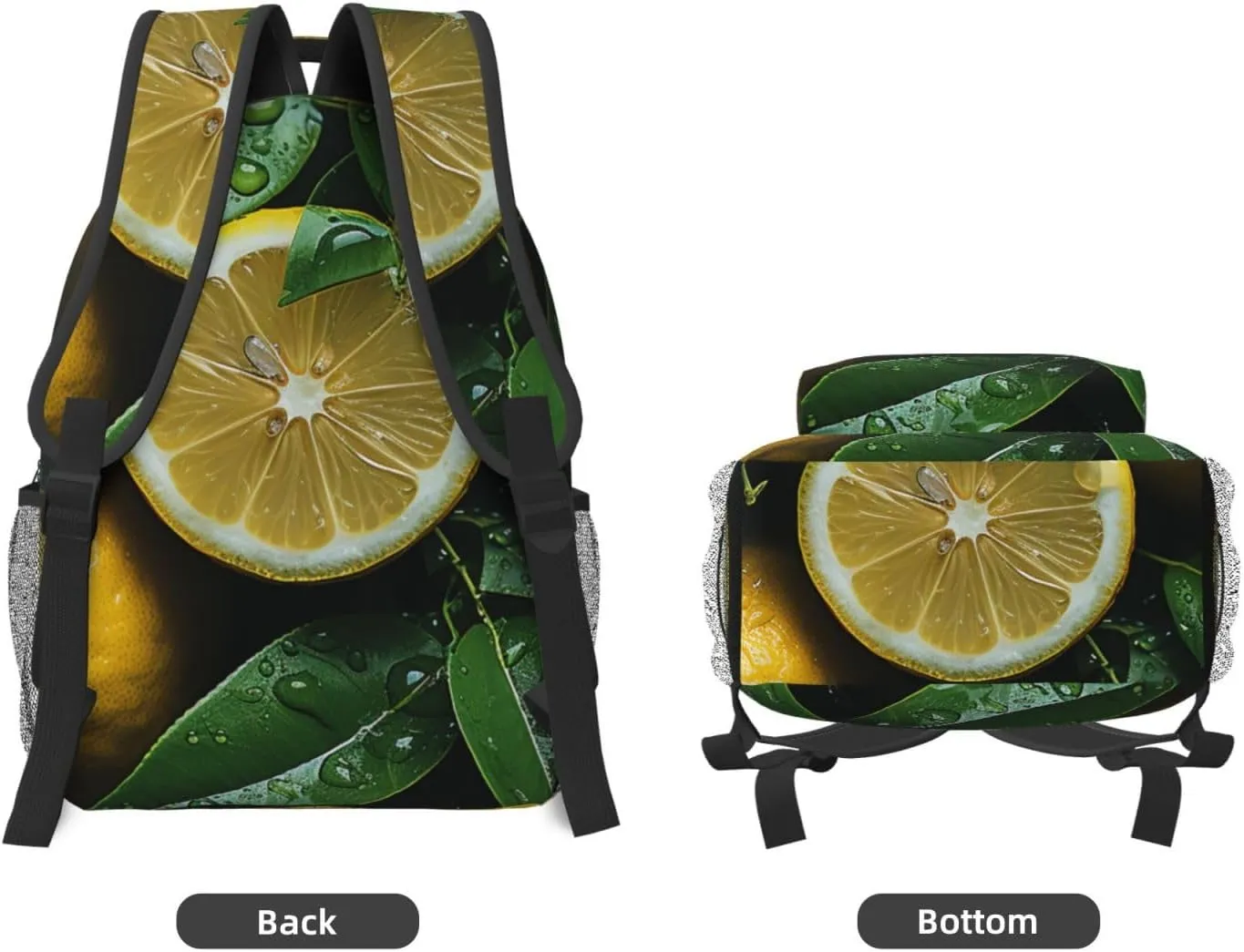 Laptop Backpack for Men Women Lightweight Travel Backpack Fresh lemon Daypack Laptop Bag for Travel