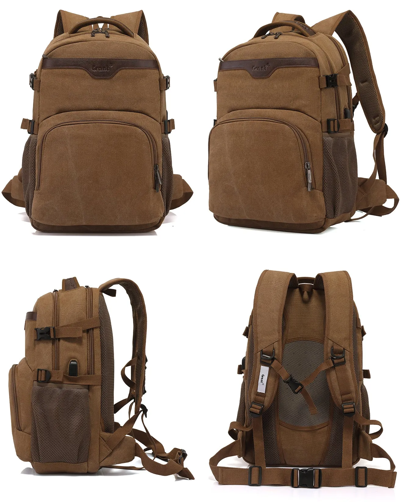 Laptop Backpack with Charging Cable