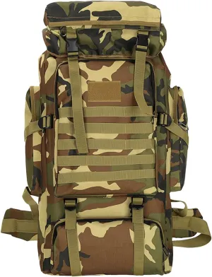 Large Capacity Hiking Backpack, Hiking for Men 56L/70L Camping Backpack 3 Days Pack for Climbing (New bundle number)