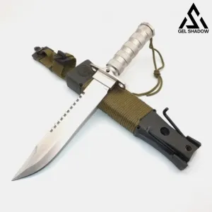Large Hunting Knife Bowie Sharp Fixed Blade Camping Military Outdoor Survival Set