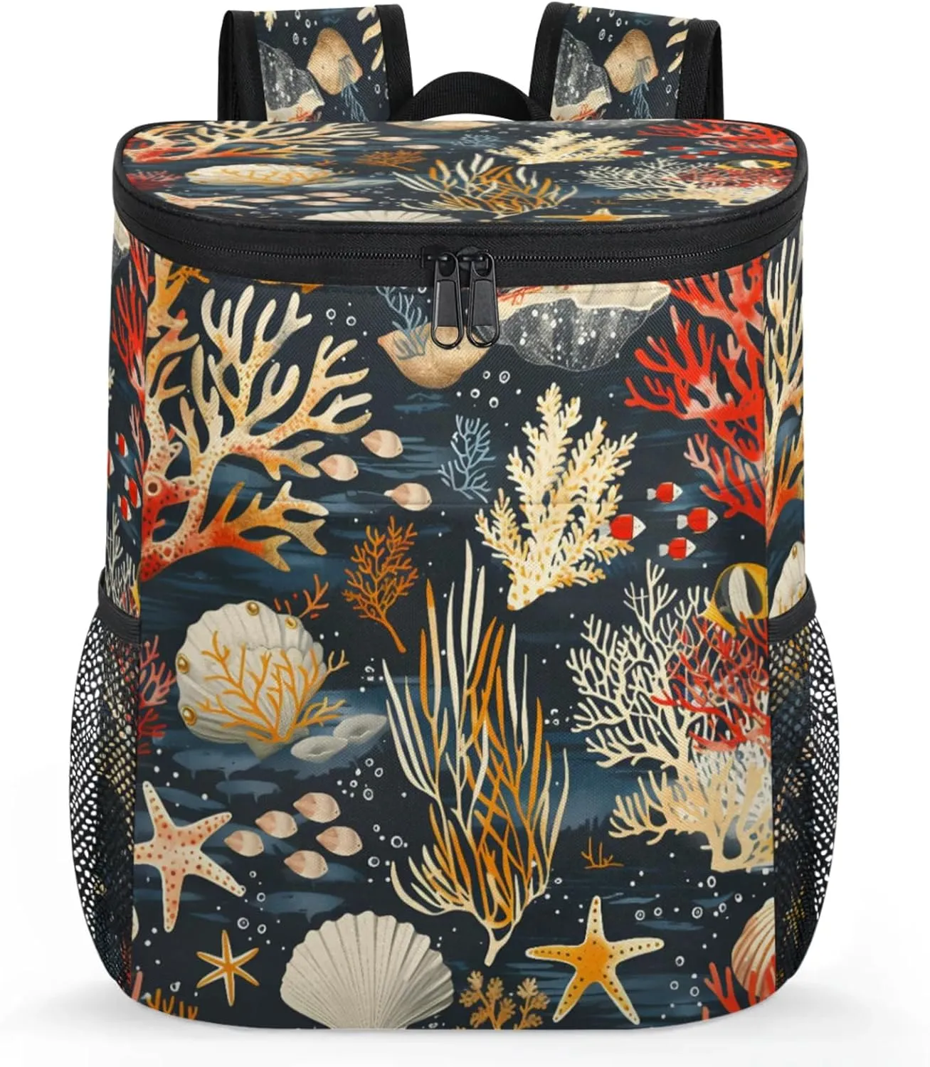 Large Insulated Cooler Backpack, Leak Proof Backpack 30 Cans, Cooler Bag for 12h Hot/Cold Retention