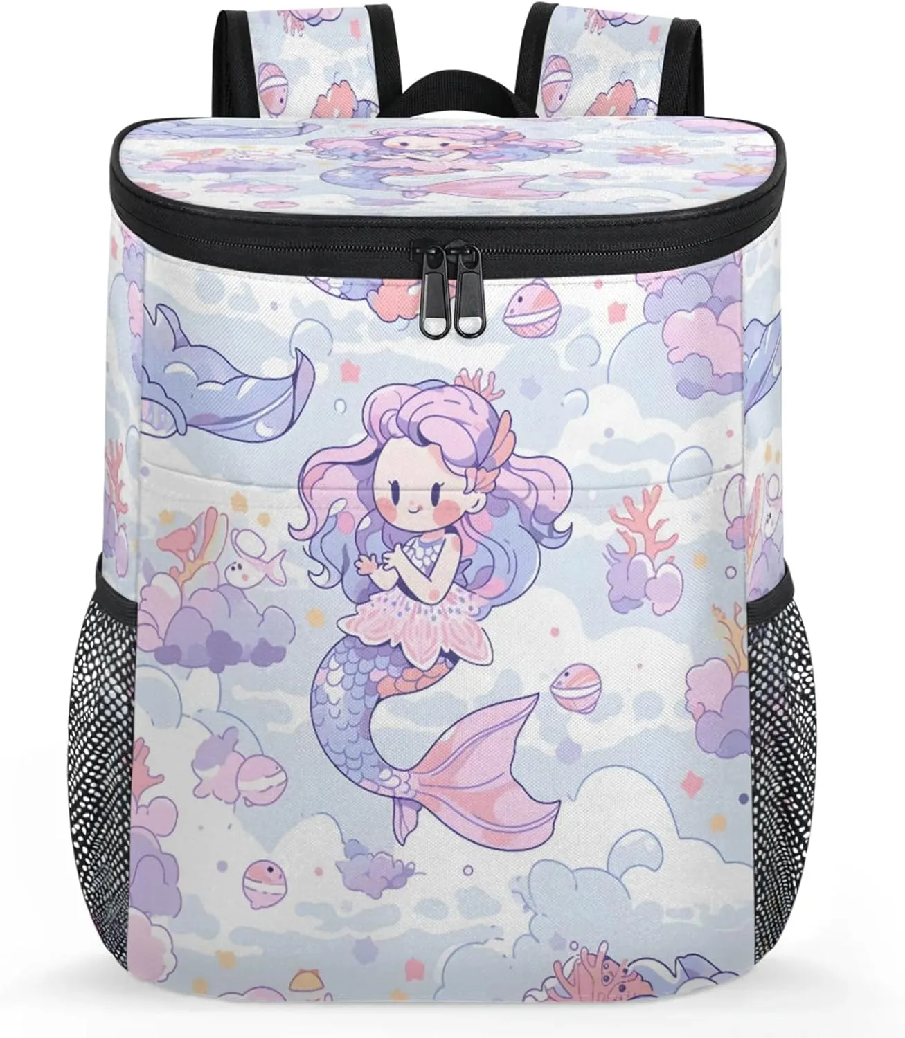 Large Insulated Cooler Backpack, Leak Proof Backpack 30 Cans, Cooler Bag for 12h Hot/Cold Retention