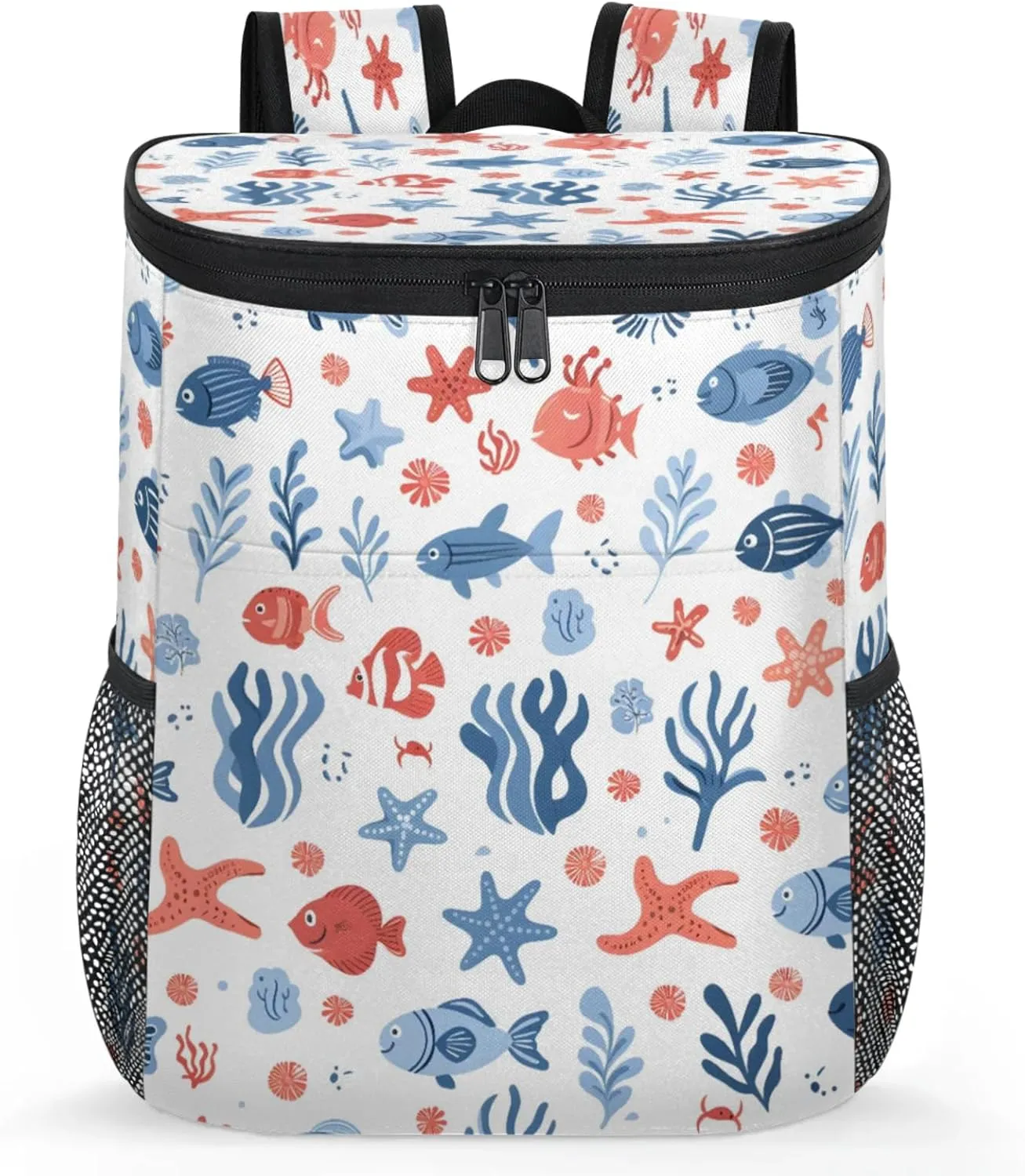 Large Insulated Cooler Backpack, Leak Proof Backpack 30 Cans, Cooler Bag for 12h Hot/Cold Retention