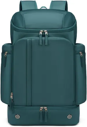 Large Travel Backpack,50L Carry-On Backpack Water Resistant Flight Approved Weekender Bag Luggage Backpack Business Daypack for Men and Women(Dark Green)