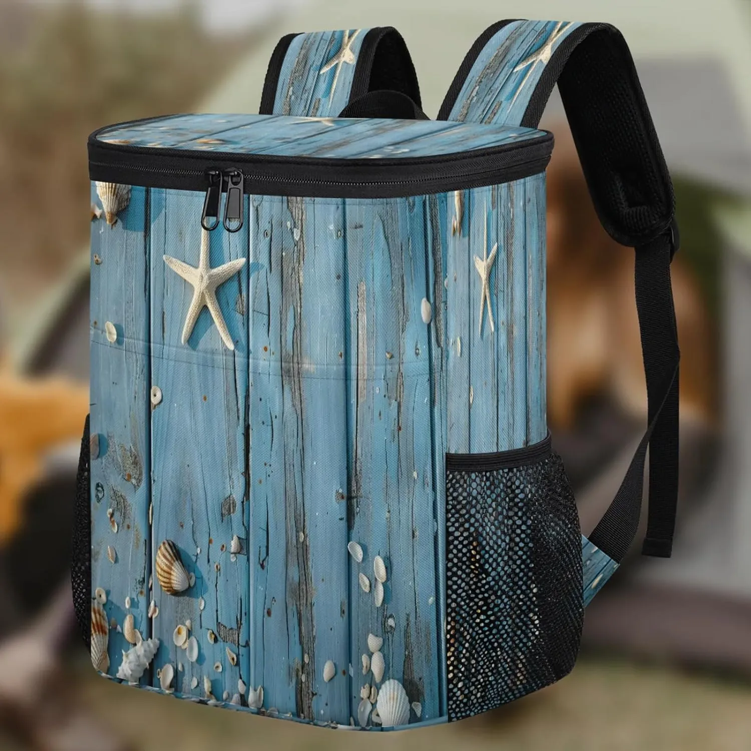 Large Waterproof Insulated Cooler Backpack, Leak Proof Backpack 30 Cans, Lightweight Cooler Bag for Camping
