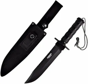 Lastworld 14" Heavy Duty Stainless Steel Survival Knife with Sheath