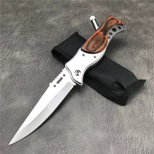 LED Multi-Purpose Blade Survival Nylon Folding with Diverse options AK47 Sheath & – Knife Tactical Curated selection Light