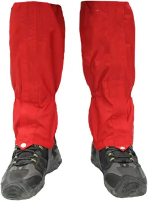Leg Gaiters,Outdoor Gaiters,Adjustable Size Gaiters,Durable Breathable Hiking Gaiters for Men and Women (1 Pair)