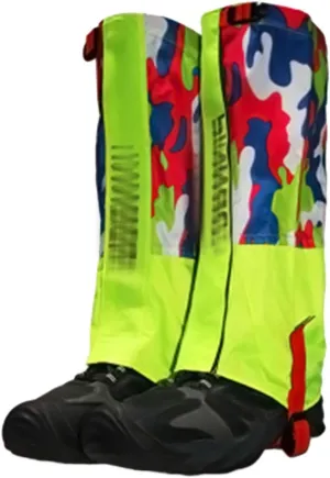 Leg Gaiters,Outdoor Gaiters,Hiking Anti-Snake Bite Gaiters,Adjustable Size Durable Gaiters for Hiking(S,M,L)