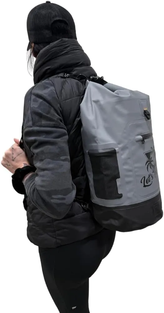 Let's Tie Up Waterproof Dry Bags for Boating and Outdoors | Ultimate Roll-Top Dry Bag: Style, Functionality, and 100% Waterproof Protection for All Your Boating and Outdoor Adventures | 30L