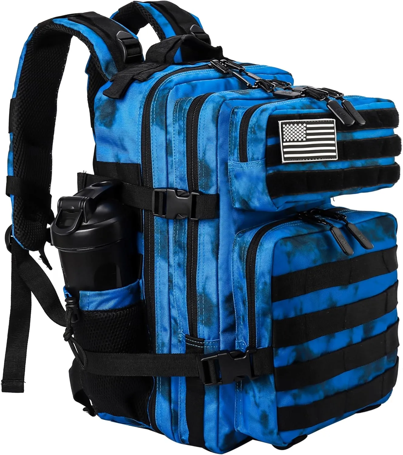 LHI Tactical Military Backpack for Men and Women 25L/35L Army Assault Pack Bag Small Rucksack with Bottle Holder