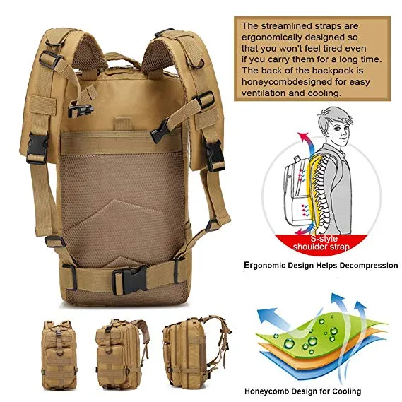 Lightweight 24 Military Backpack BP018-15