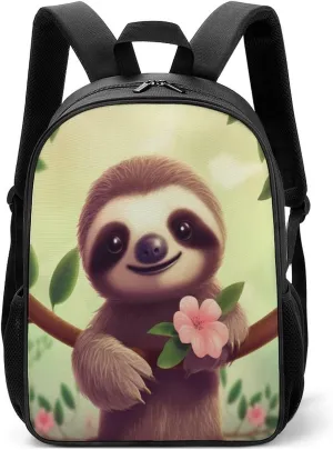 Lightweight Backpacks Cute Travel Bag Durable Cute Sloth Printing Small Travel Backpack For Women & Men